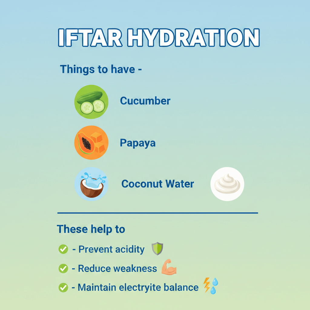 Image for Iftar hydration